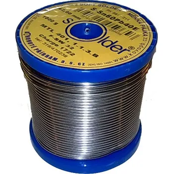 Páječka Pájka / Cín trubičkový Sn60Pb40 @2,0mm - 1kg