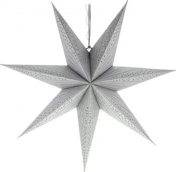 Vánoční osvětlení Retlux RXL 340 hvězda stříbrná 10 LED teplá bílá