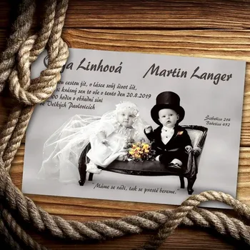 Pozvánka Svatební oznámení č. 080