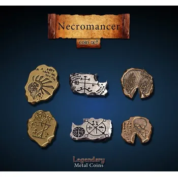 Příslušenství k deskovým hrám Necromancer Coin set