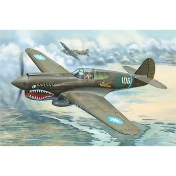 Plastikový model Trumpeter 1/32 P-40E Warhawk