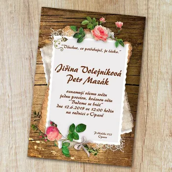 Pozvánka Svatební oznámení č. 193