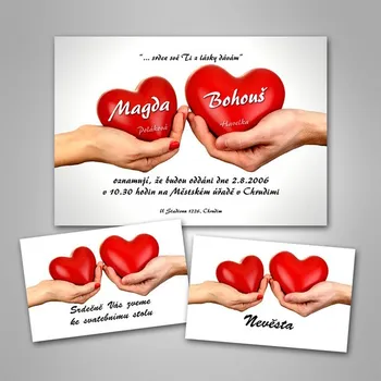 Pozvánka Svatební oznámení č. 367