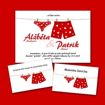 Pozvánka Svatební oznámení č. 364