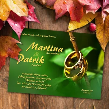 Pozvánka Svatební oznámení č. 403