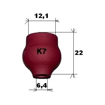 Svářečka Hubice keramická NASAZ D6,5/D21x22 - č.4 -S