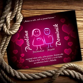 Pozvánka Svatební oznámení č. 445