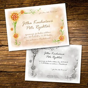 Pozvánka Svatební oznámení č. 142