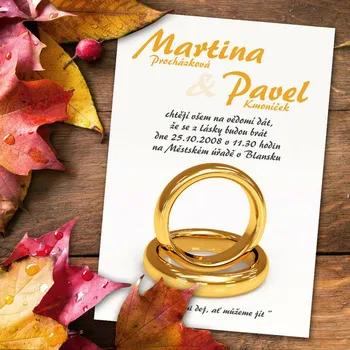 Pozvánka Svatební oznámení č. 191