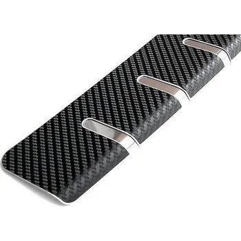 Autodíl Alu-Frost Nerezový kryt prahu pátých dveří Citroen Berlingo III (od roku 2018>) - , s karbon fólií