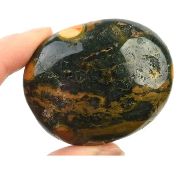 Přírodní kámen Tromlovaný jaspis oceán 93g