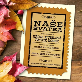 Pozvánka Svatební oznámení č. 307