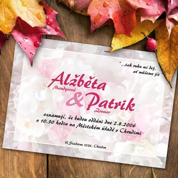 Pozvánka Svatební oznámení č. 104