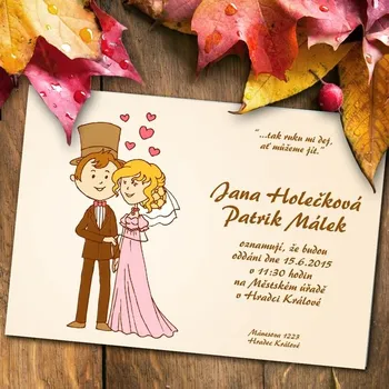 Pozvánka Svatební oznámení č. 431
