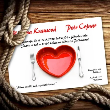 Pozvánka Svatební oznámení č. 196