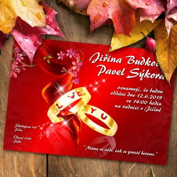 Pozvánka Svatební oznámení č. 166