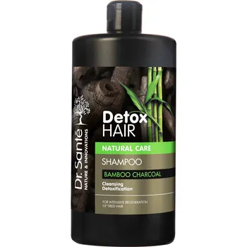 Šampon ELFA Pharm Detox Hair Šampon Na Vlasy 1 l S Aktivním Uhlím Z Bambusu