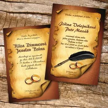 Pozvánka Svatební oznámení č. 160