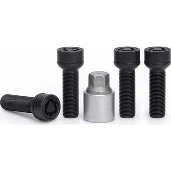 Šroubek na kolo Pojistné bezpečnostní šrouby M15x1,25x44 kulová R14, klíč 17, SICUSTAR BVN944R14, MERCEDES