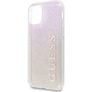 Guess Glitter Gradient pro Apple iPhone 11 Pro Max růžové