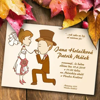 Pozvánka Svatební oznámení č. 429