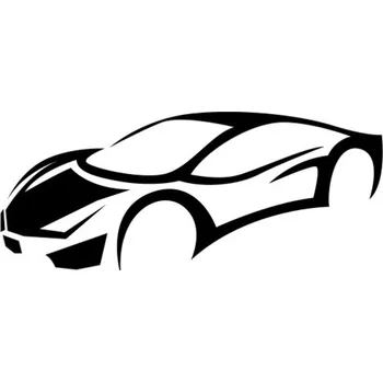 Samolepicí dekorace na vozidlo Samolepka lambo na auto a motorku, tuning nálepka (5100)