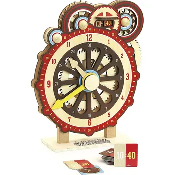 Dřevěná hračka Vilac Dřevěné mechanické hodiny