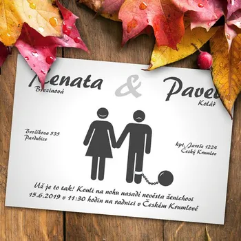 Pozvánka Svatební oznámení č. 189