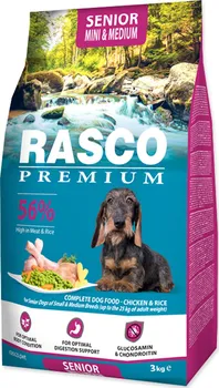 Krmivo pro psa Rasco Premium Senior Small & Medium