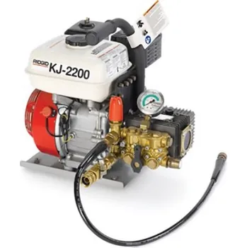 čistič potrubí RIDGID KJ-2200 motorová tlaková vodní čistička potrubí 63877