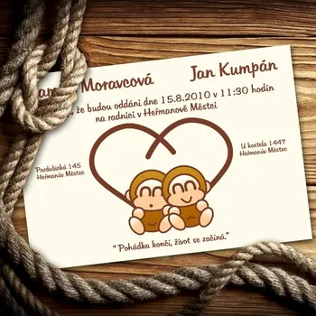 Pozvánka Svatební oznámení č. 210