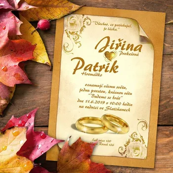 Pozvánka Svatební oznámení č. 141