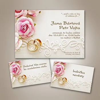 Pozvánka Svatební oznámení č. 443