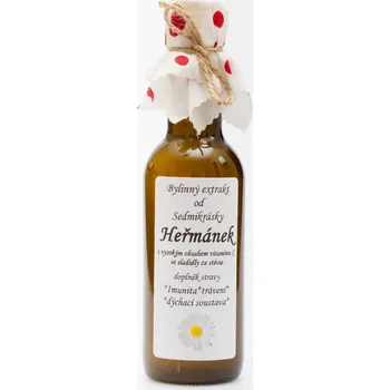 Speciální výživa Sedmikráska bylinný extrakt Heřmánek 250 ml imunita, trávení, dýchací soustava, doplněk stravy