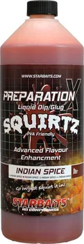 Návnadové aroma Starbaits Booster Prep X Squirtz Indian Spice 1 l