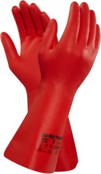 Pracovní rukavice Ansell 37-900 Sol-Vex Premium červené XL