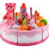 nádobí do dětské kuchyňky ISO Narozeninový dort 80 dílů růžový