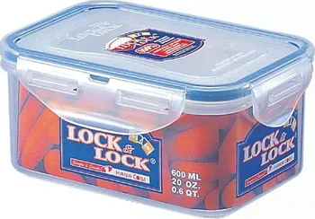 Potravinová dóza dóza na potraviny lock & lock, 15,5 x 15,5 x 5,3 cm, objem 600 ml