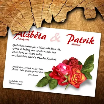 Pozvánka Svatební oznámení č. 303