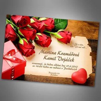 Pozvánka Svatební oznámení č. 372