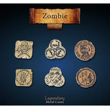 Příslušenství k deskovým hrám Zombie Coin set