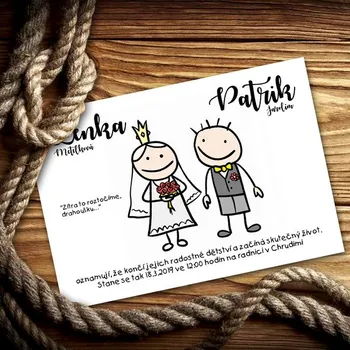 Pozvánka Svatební oznámení č. 238