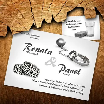 Pozvánka Svatební oznámení č. 438