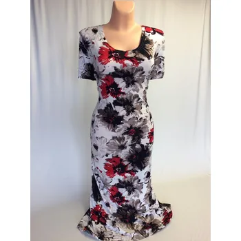 Dámské šaty Dámské šaty pro svatební matky LOTOS, Barva Jako na obrázku, Velikost XXL 48, Materiál 96% Viskoza 4% Lycra