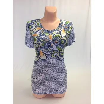 Top- halenka RAVA, Barva Zelená, Velikost XXXL56, Materiál 98% Polyester 2% Lycra