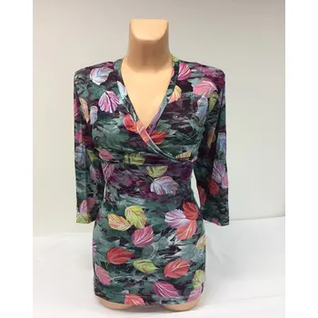 Dámská tunika Zelená halenka LISTA, Barva Zelená, Velikost XXXXL58, Materiál 96% Viskoza 4% Lycra