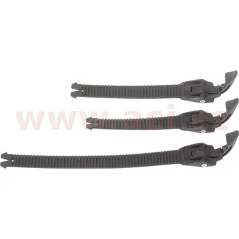 Moto obuv sada přezek pro boty TECH1 a TECH3, ALPINESTARS - Itálie (černé, sada 3 ks)