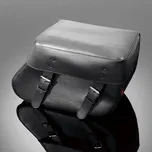 Motocyklové brašny Highway Hawk FLORIDA, TEK kůže (2ks) Černá