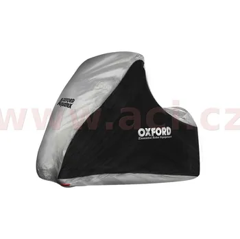 Plachta na motorové vozidlo plachta na skútry s př. nápravou Aquatex, OXFORD - Anglie (černá/stříbrná, uni velikost)