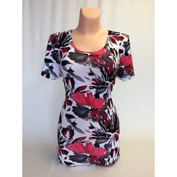 Dámská tunika Dámská halenka ANIFE, Barva Červená, Velikost XL 44, Materiál 96% Viskoza 4% Lycra